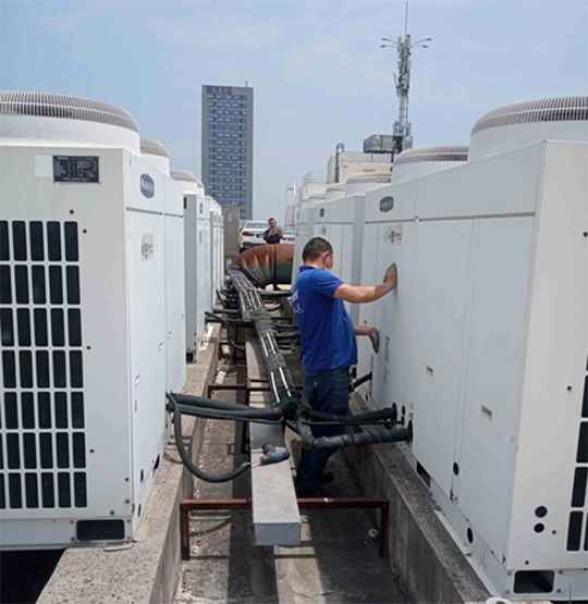 尼玛中央空调制热和不制冷系统维修方法